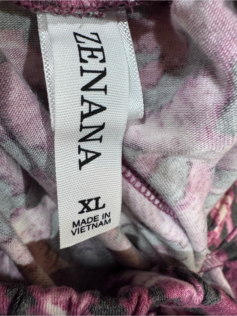 Zenana Pink Leopard-Print Harem Joggers NWT - Picture 5 of 6